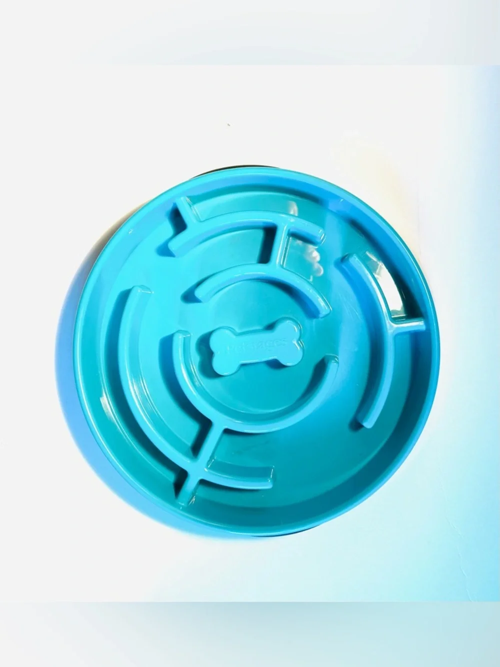 3/$25 Outward Hound Teal Slow-Feed Maze Dog Bowl